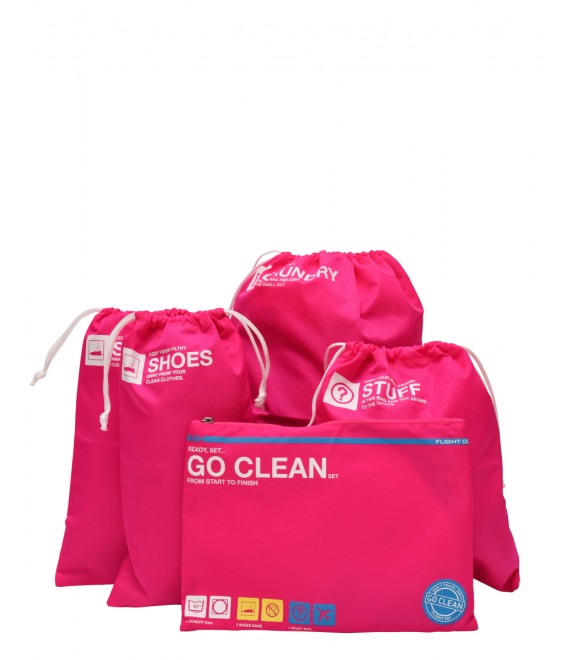 F1 Go Clean Set Hot Pink