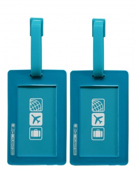 F1 Air Supplies Luggage Tag Set Pink