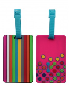 F1 Air Supplies Luggage Tag Set Pink