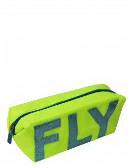 F1 Fly Cosmetic Pouch Yellow