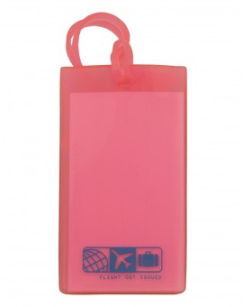 F1 Rubber Tag Pink