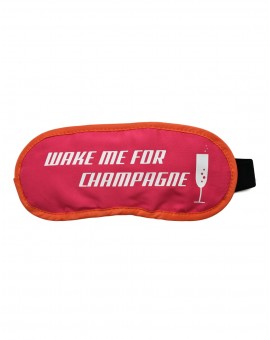 F1 Wake Me For Champagne Eye Mask Pink