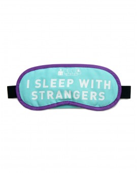 F1 I Sleep With Strangers Eye Mask Blue