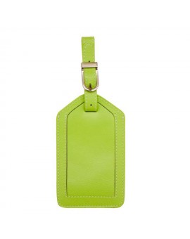 Leather Luggage Tag Leaf
