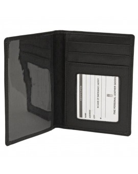 RFID Passport Wallet Black