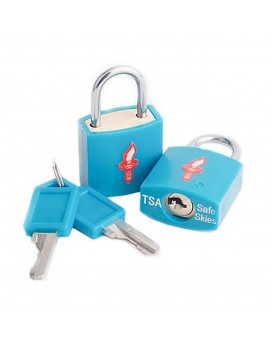Safe Skies Padlock Set Caribbean Blue