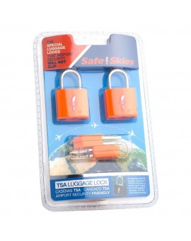 Safe Skies Padlock Set Orange