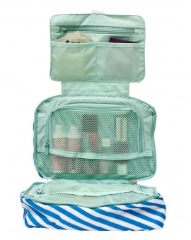 F1 Spacepak Toiletry Stripes Ocean