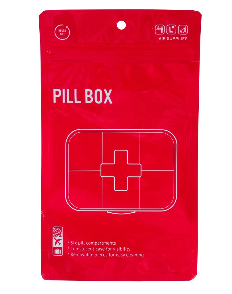 Air Supplies Pill Box Clear