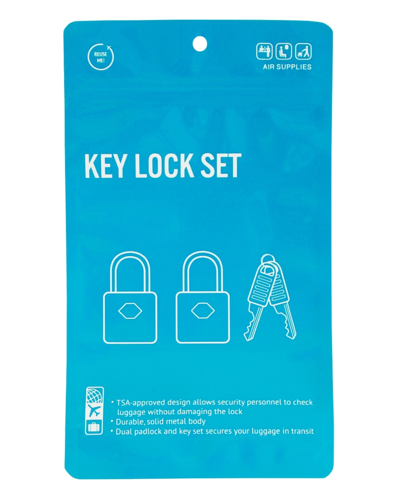 Air Supplies TSA Key Set Lock Blue