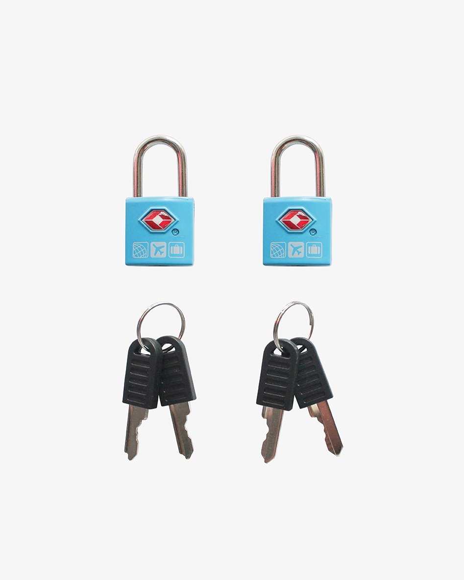 Air Supplies TSA Key Set Lock Blue